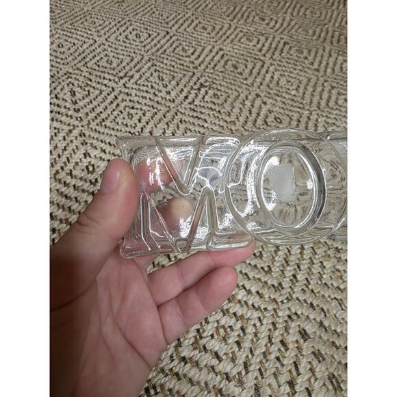 Fostoria for Avon MOM Glass Paperweight Picture Frame Mothers Day Crystal VTG - Picture 5 of 14